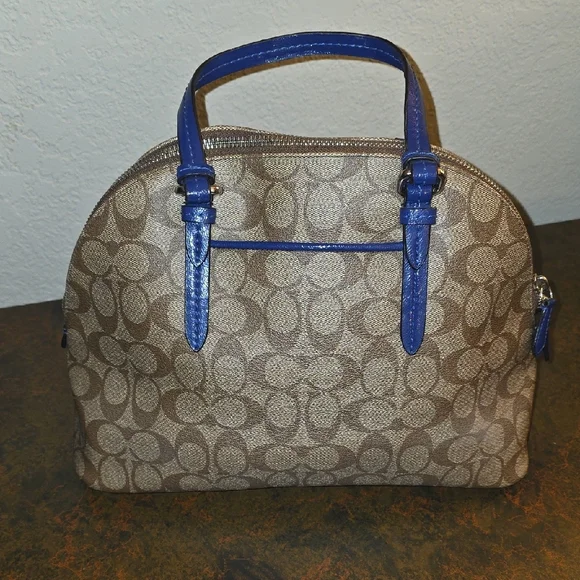 Coach Peyton Signature Cora Domed Satchel - Picture 8 of 16
